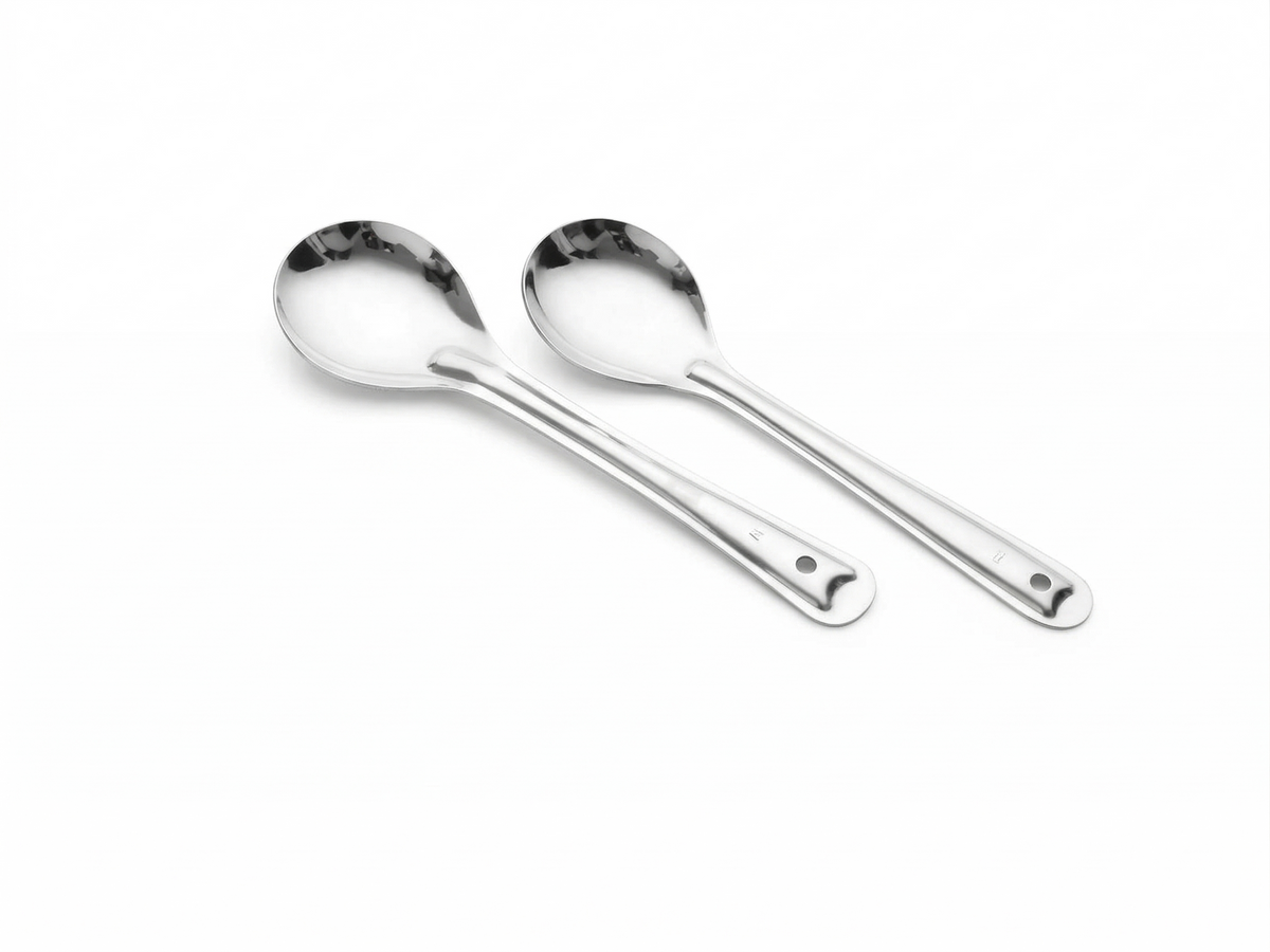 Stainless Steel Oval Chamcha
