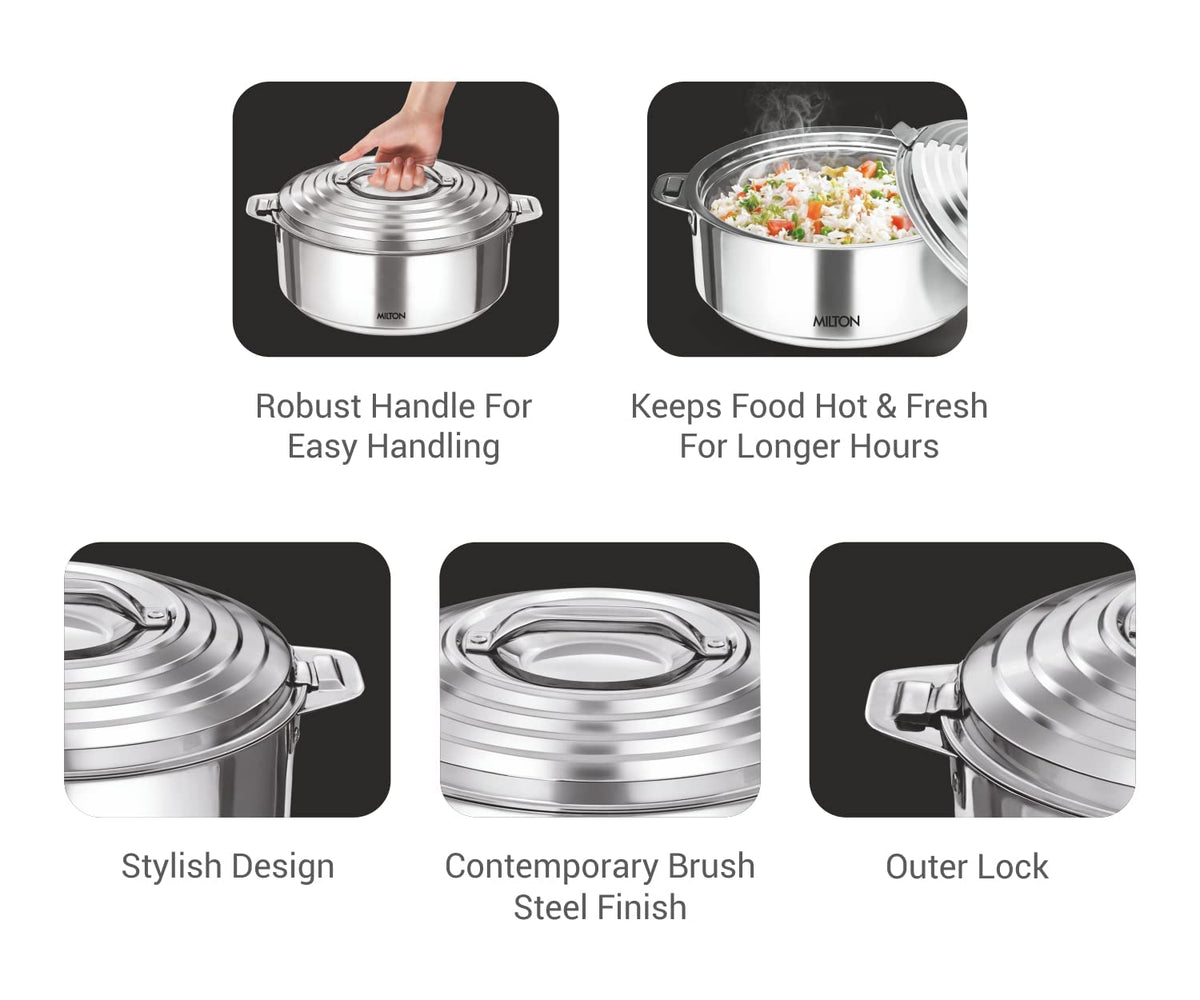 Milton Galaxia 2500 Double Walled Stainless Steel Hot Pot