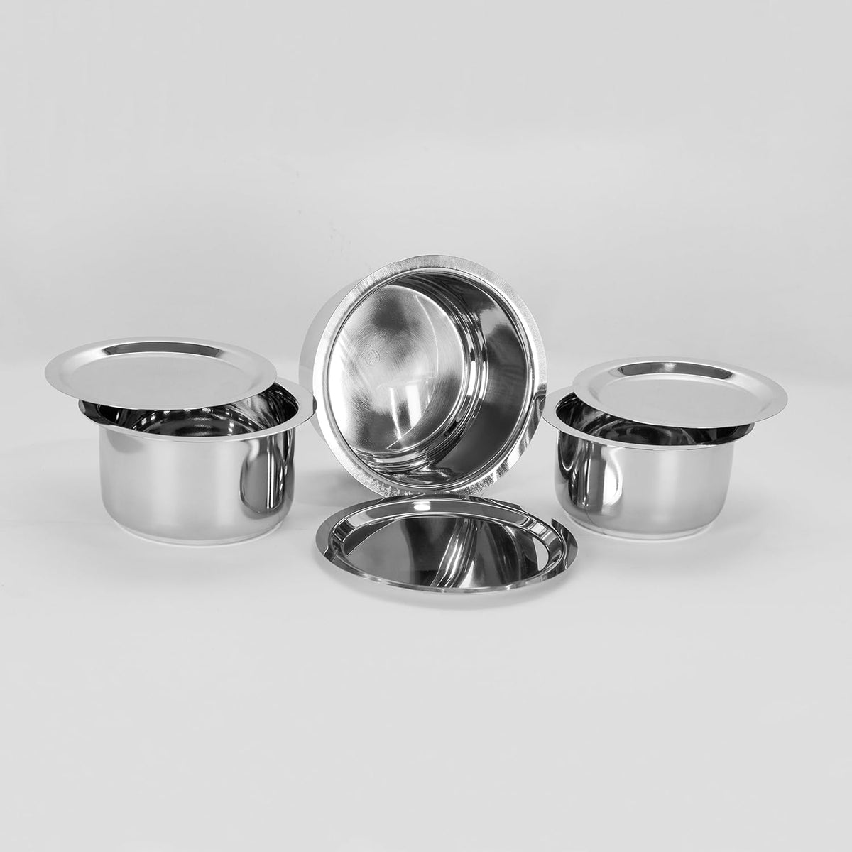 Stainless Steel Tom with Lid — Tom With Lids collection