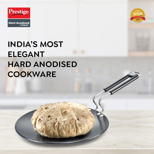 Prestige Hard Anodised Metal-Spoon Friendly Multi Tawa