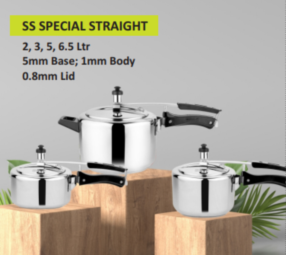 Madhu SS Special Curvy Pressure Cooker - 2 Liter