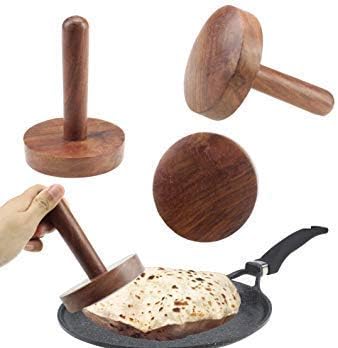 Wooden Chapati Press / Roti Fluffer (Datta Press)