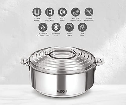 Milton Galaxia 3500 Insulated Stainless Steel Casserole