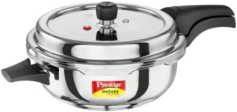 Prestige Svachh Stainless Steel Senior Pan Pressure Cooker - 4 Liter