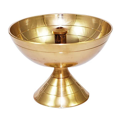 Brass Paro Pyali Akhand Diya