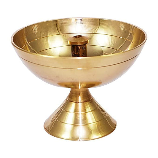 Brass Paro Pyali Akhand Diya