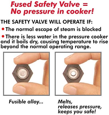 Hawkins Pressure Cooker Safety Valve - Fits All Models (1.5L to 14L)