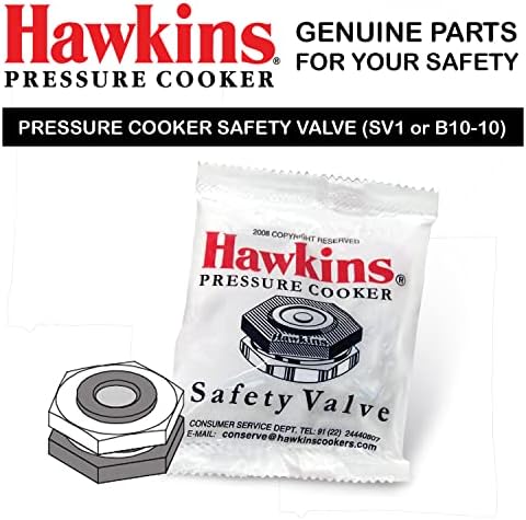 Hawkins Pressure Cooker Safety Valve - Fits All Models (1.5L to 14L)