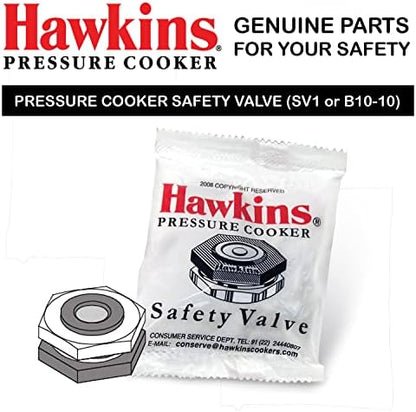 Hawkins Pressure Cooker Safety Valve - Fits All Models (1.5L to 14L)