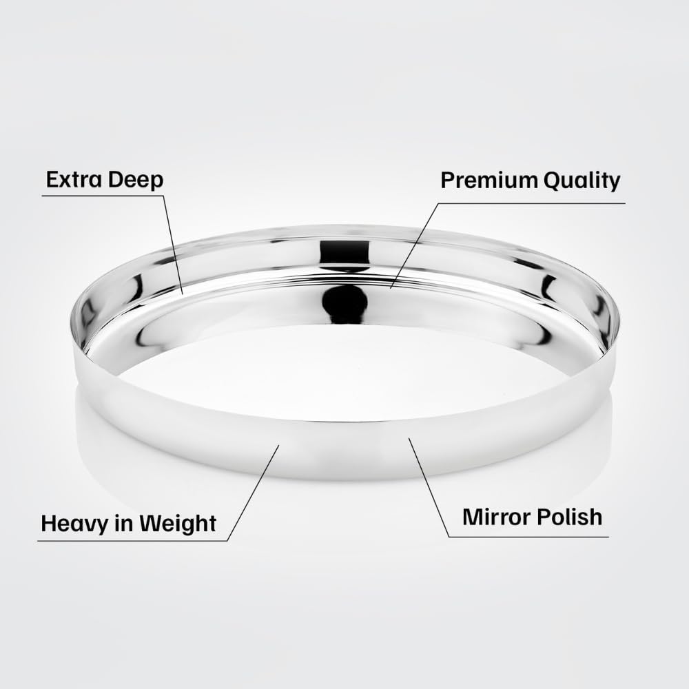 Stainless Steel Plain Thali
