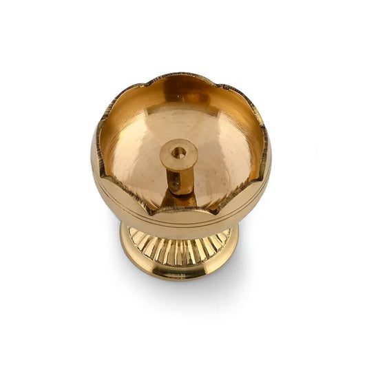 Brass Lotus Flower Diya