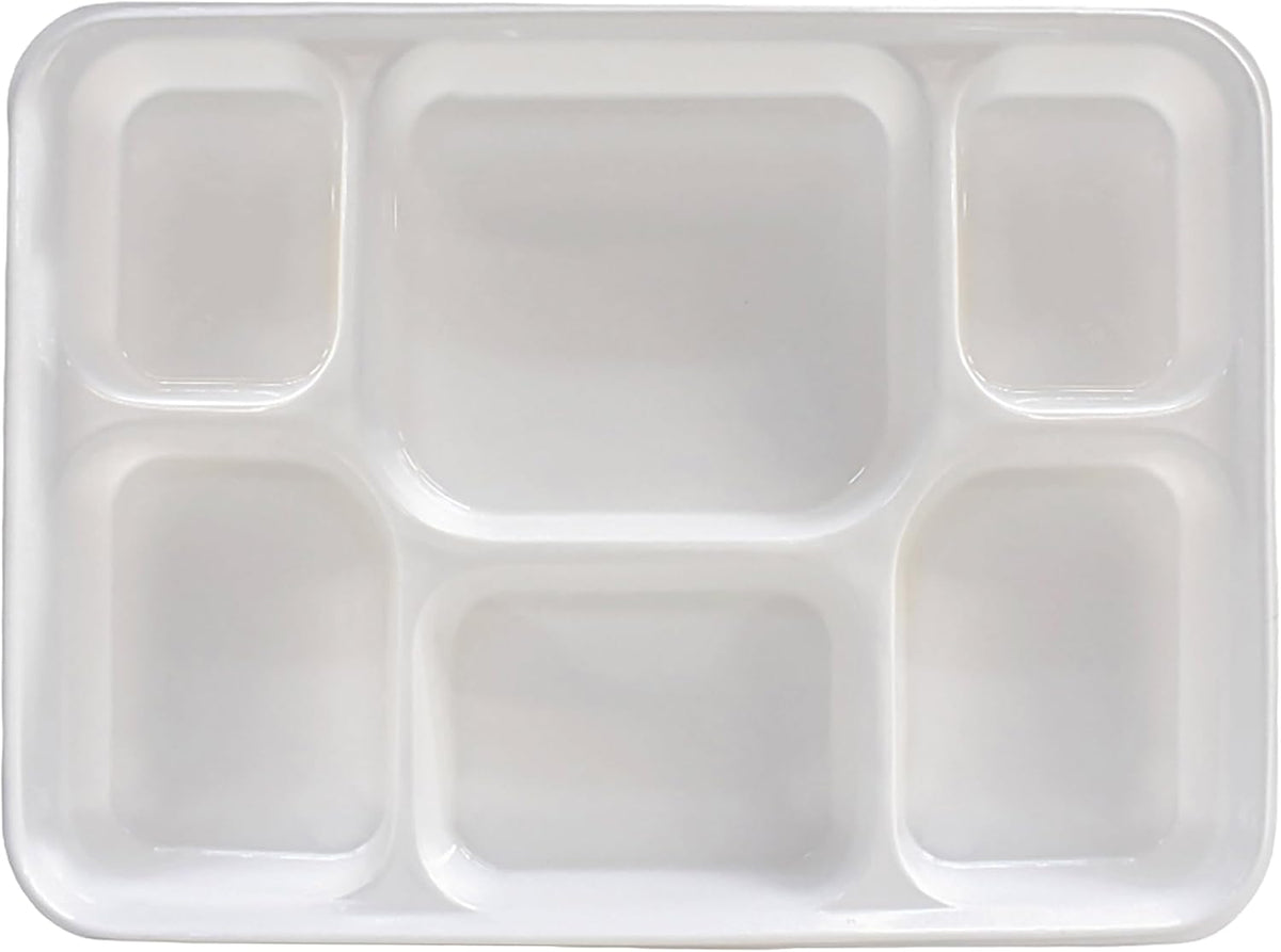 6 Compartment Premium Disposable Plates