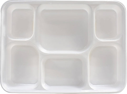 6 Compartment Premium Disposable Plates