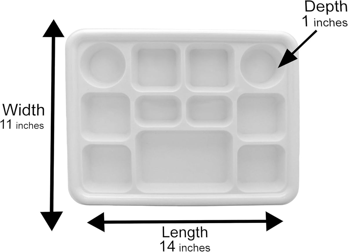 11 Compartment Premium Disposable Plates
