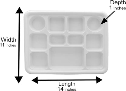 11 Compartment Premium Disposable Plates