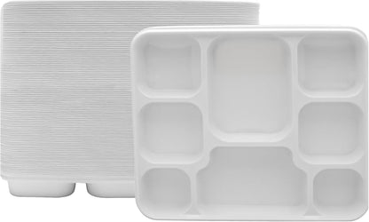 8 Compartment Premium Disposable Plates