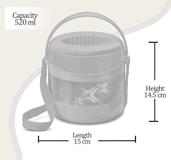 Milton Econa Deluxe 2 Inner Stainless Steel Tiffin Box