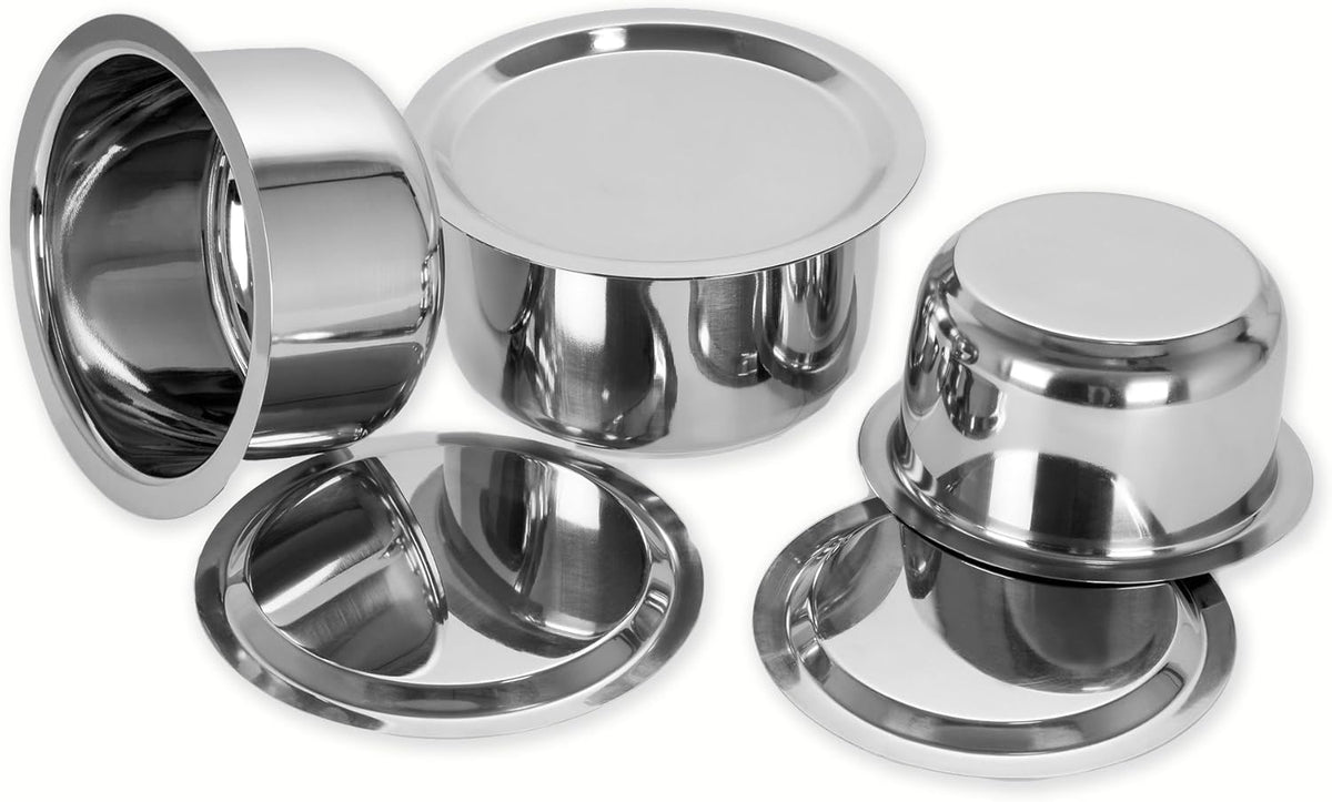 Stainless Steel Tom/Pot with Lids