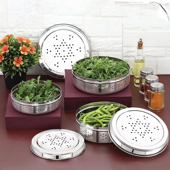 Stainless Steel Coriander Dabba