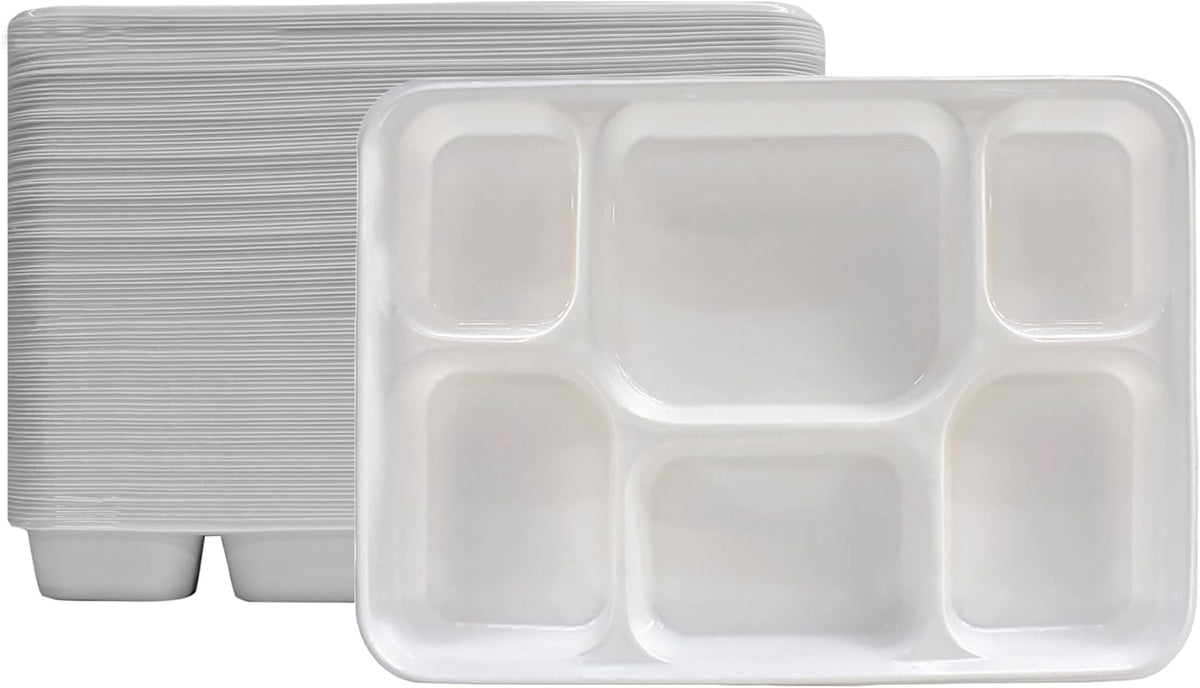 6 Compartment Premium Disposable Plates