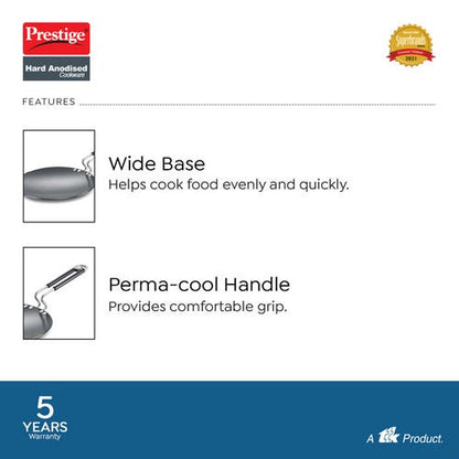 Prestige Hard Anodised Metal-Spoon Friendly Multi Tawa