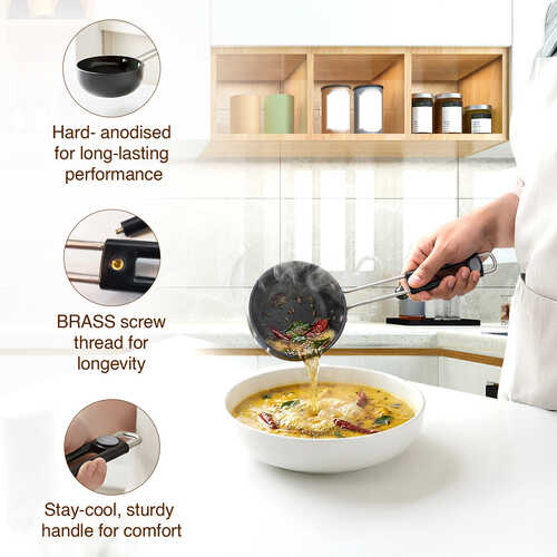 Prestige Hard Anodise Tadka Pan