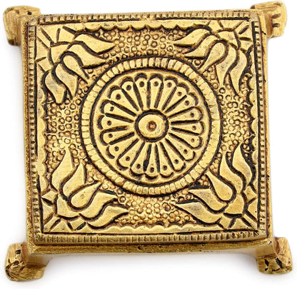 Brass Pooja Chowki Peetha (2.2")