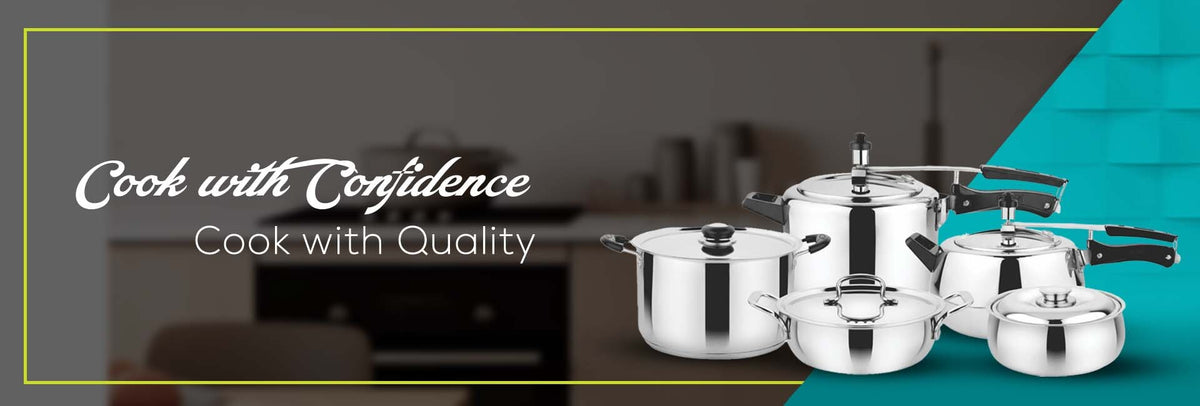 Madhu SS Special Curvy Pressure Cooker - 2 Liter