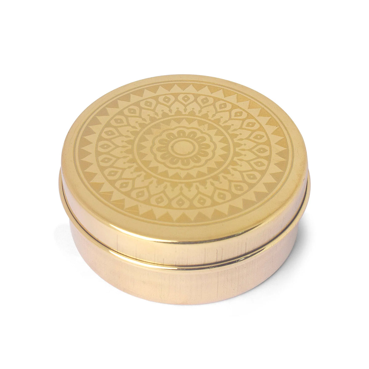 Brass Round Storage Dabba