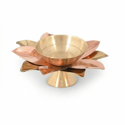 Brass Lotus Diya