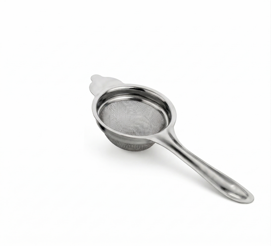 Stainless Steel Tea Strainer – Fine Mesh Chalni for Tea, Coffee & More