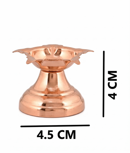Copper Panchmukhi Diya