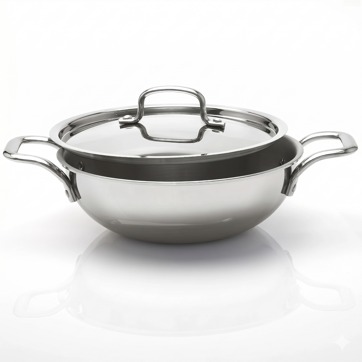 Stainless Steel Tri-ply Kadai