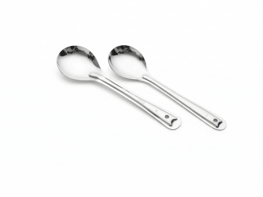 Stainless Steel Oval Chamcha