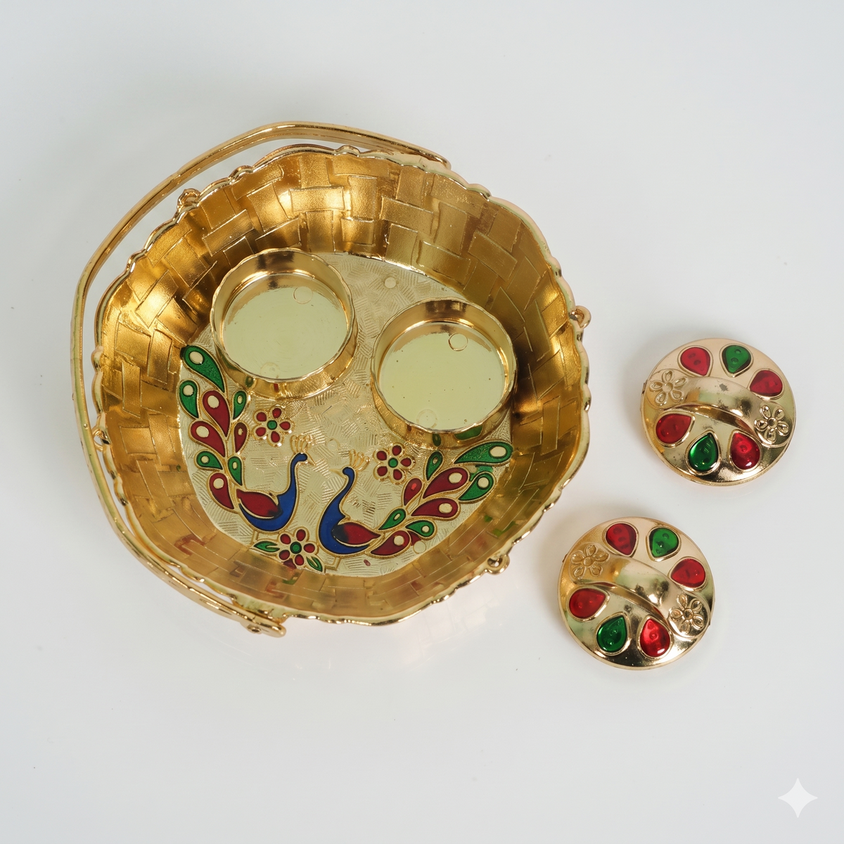 Meenakari Haldi & Kumkum Basket