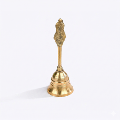 Pure Brass Peetal Garuda Pooja Prayer Bell Ghanti