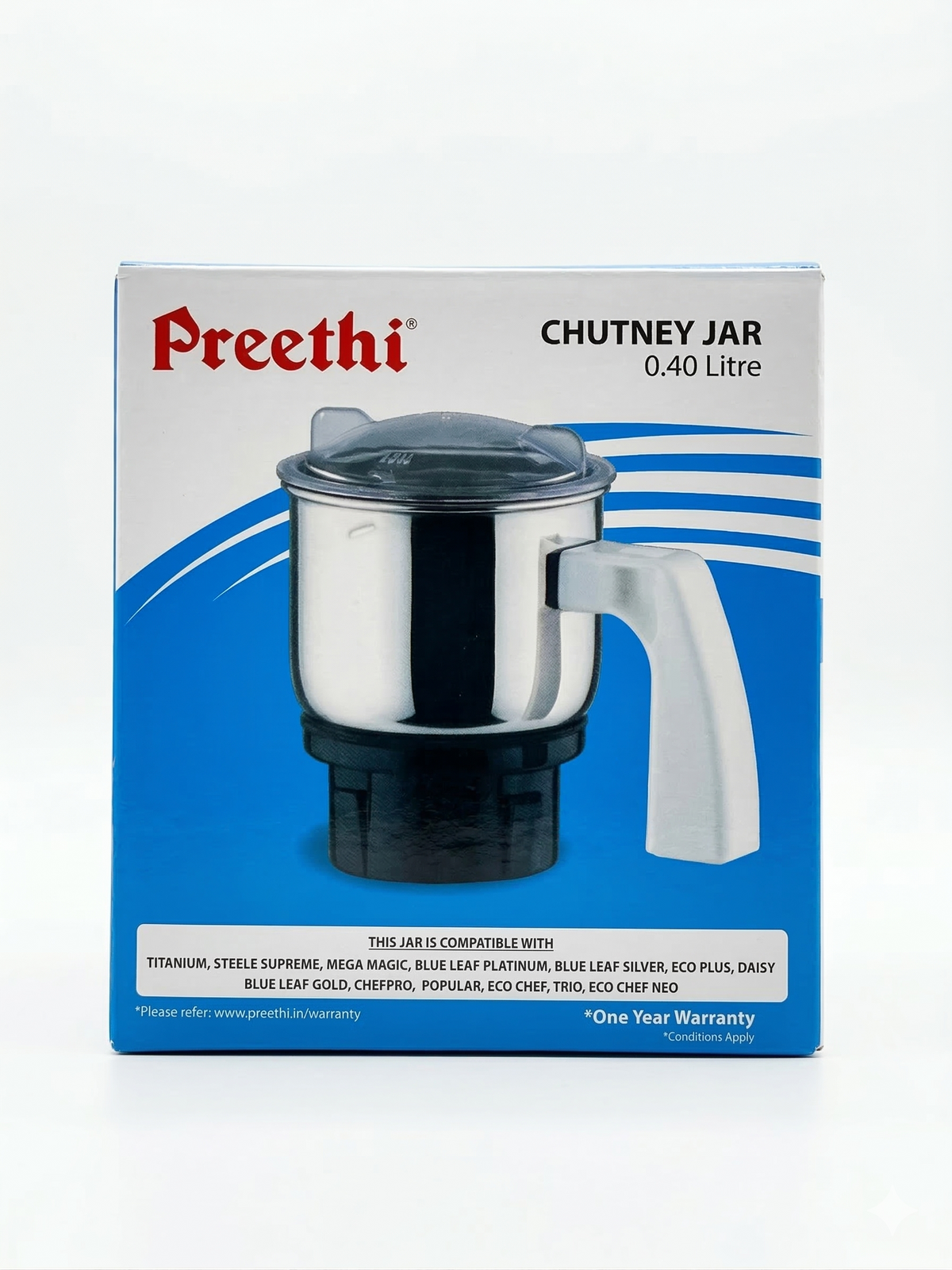 Preethi Chutney Jar - 0.4 Liter