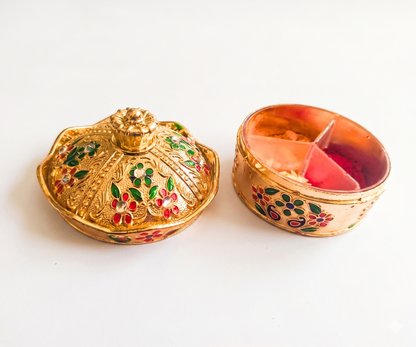 Haldi Kumkum Holder Set