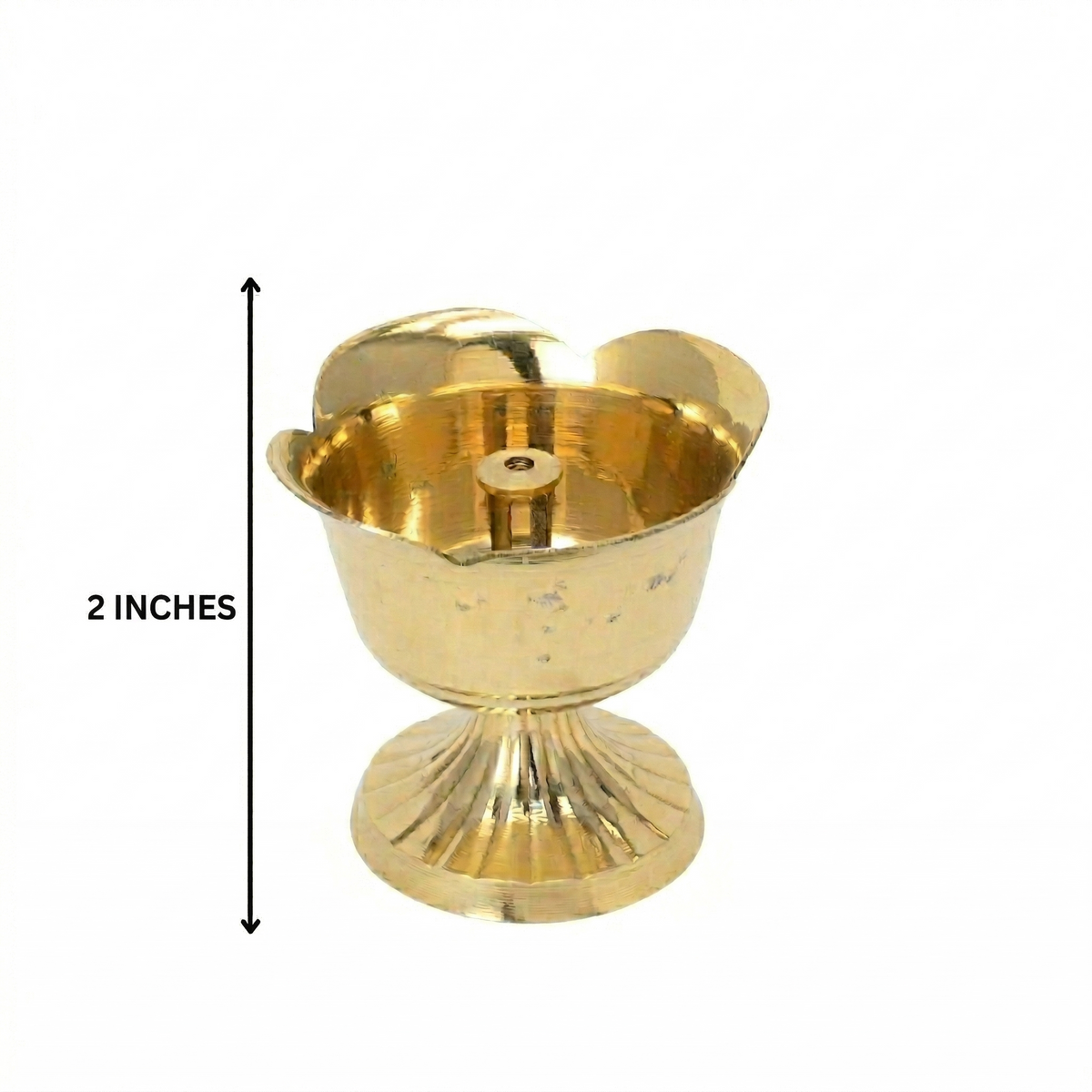 Brass Rose Diya