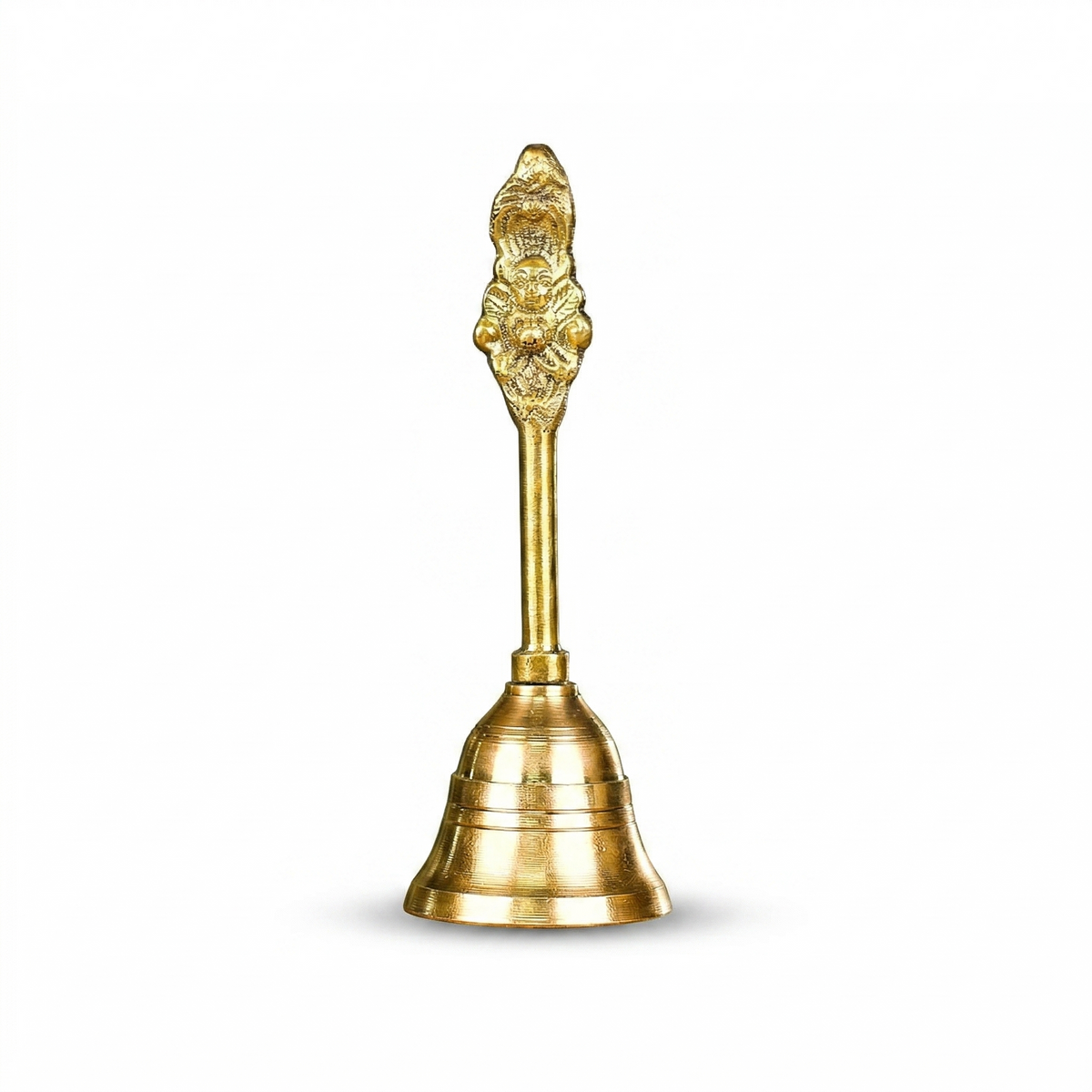 Pure Brass Peetal Garuda Pooja Prayer Bell Ghanti
