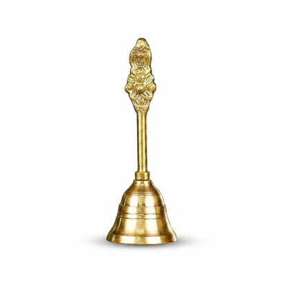 Pure Brass Peetal Garuda Pooja Prayer Bell Ghanti