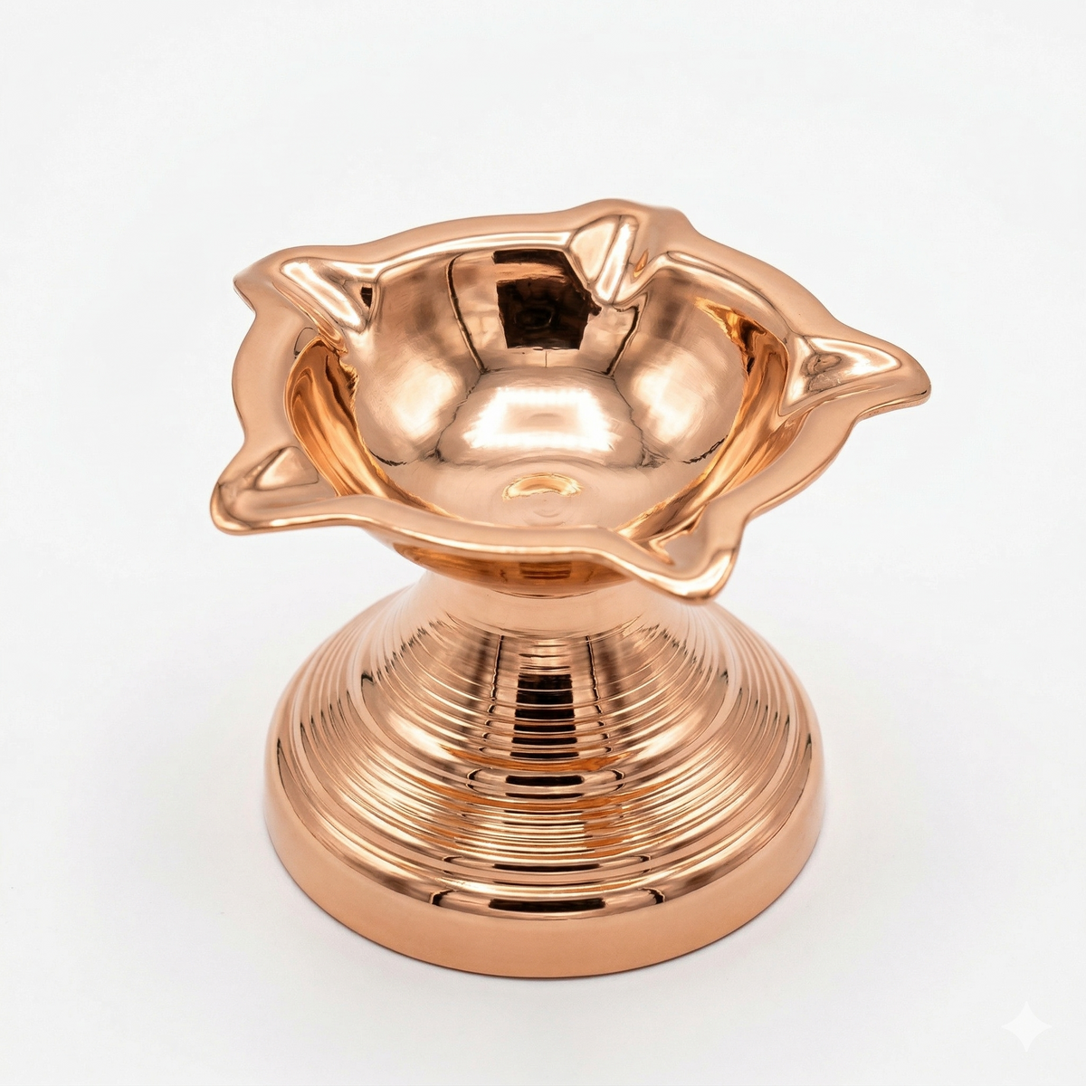 Copper Panchmukhi Diya