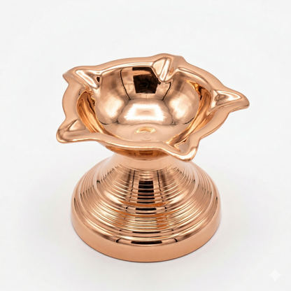 Copper Panchmukhi Diya