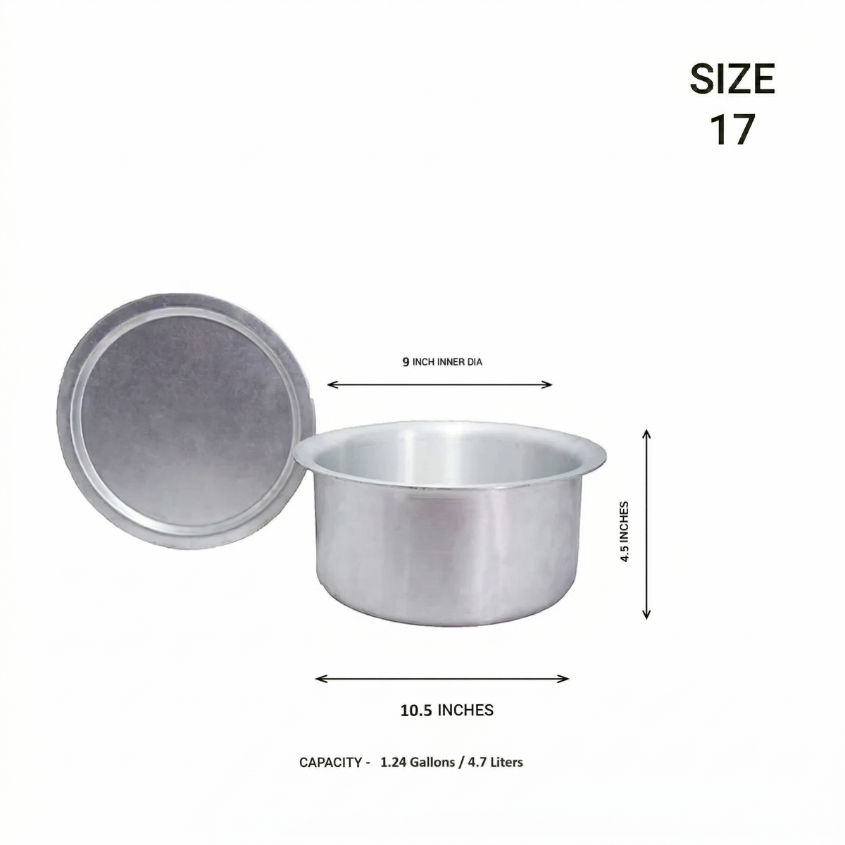 Aluminium Tom With Lid