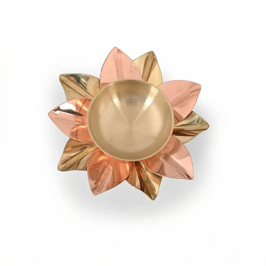 Brass Lotus Diya