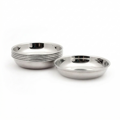 Stainless Steel Nashta Plate