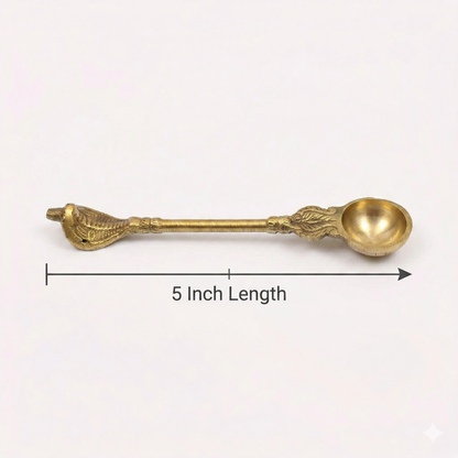 Brass Achmani Spoon for Puja