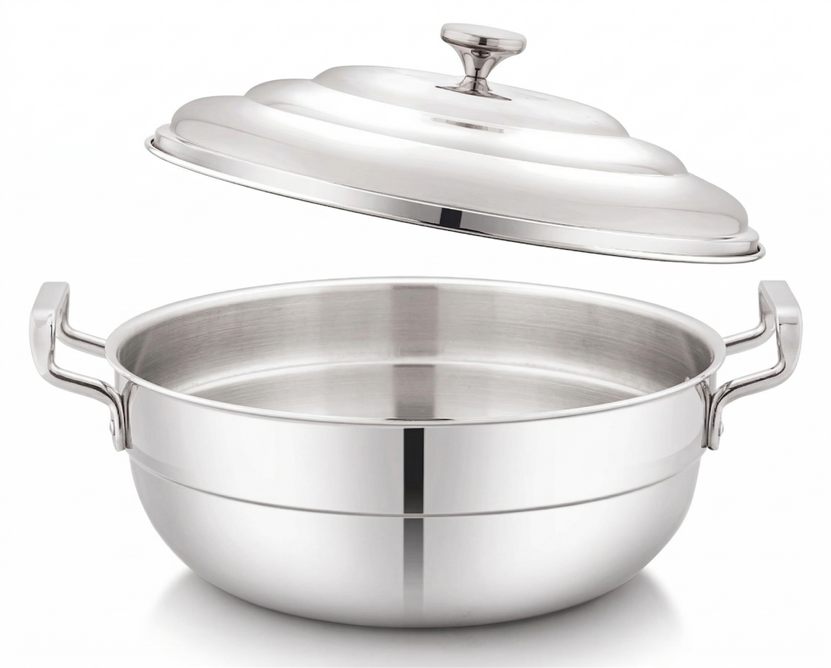 Tri-ply Stainless Steel Multi Kadai