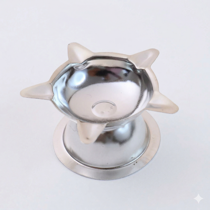 Stainless Steel Lotus Diya