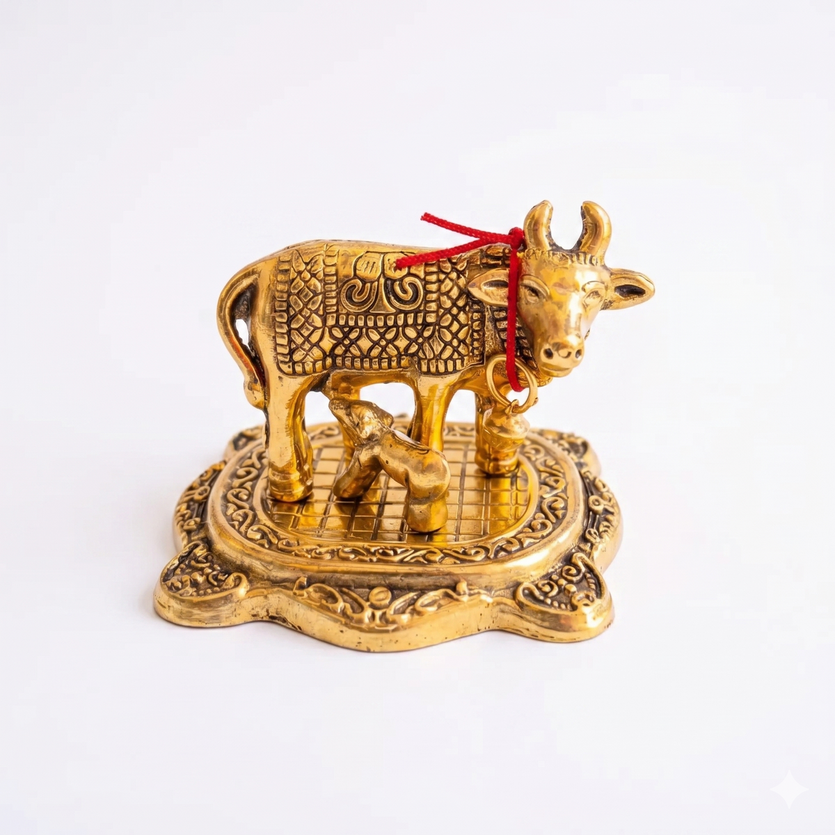 Kamdhenu Cow & Calf Idol
